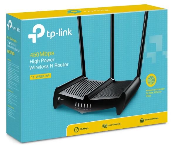 Router TP-Link TL-WR841HP inalámbrico N de alta potencia a 300 Mbps Mayor cobertura Atraviesa Muros