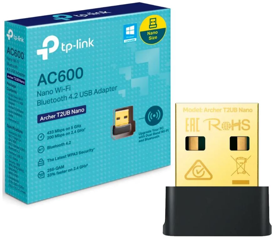 TP-Link Archer T2U NANO receptor wifi usb dual band