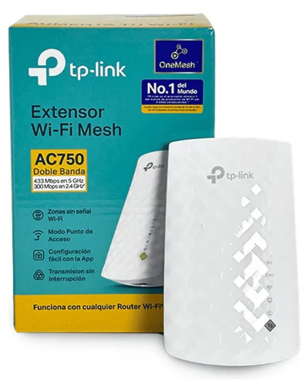 Repetidor Extensor Wifi Mesh Tp-link Re200 Ac750 2.4 / 5ghz